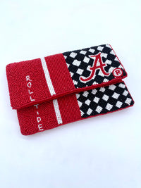 University of Alabama Beaded Mini Crossbody Purse