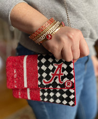 University of Alabama Beaded Mini Crossbody Purse