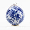 Blue & White Ball Ornament - Style 6