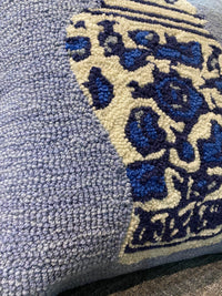 Liora Manne Frontporch Ginger Jars Indoor/Outdoor Pillow - Blue