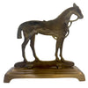 Antiqued Brass Horse Door Stopper