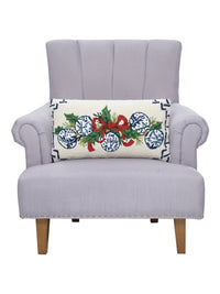 Chinoiserie Ornament Hooked Pillow