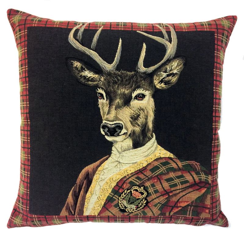 Stag McDonald Jacquard Pillow - Right Panel