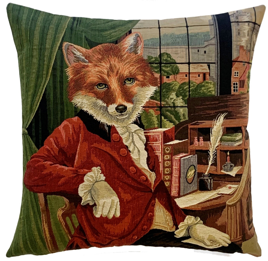 Fox Byron Jacquard Pillow