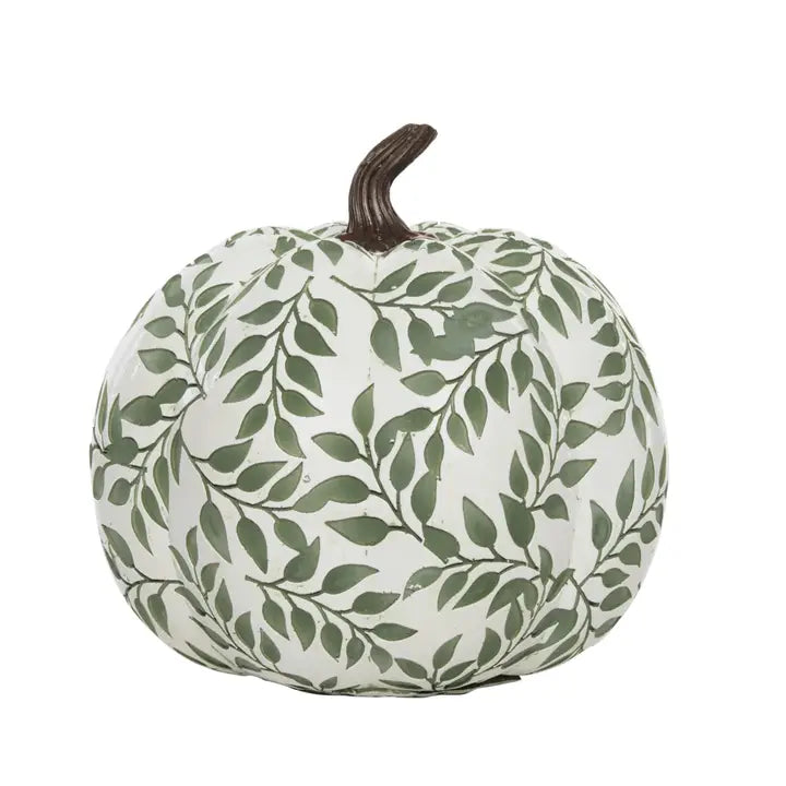 Fall Harvest Small Green Botanical Pumpkin