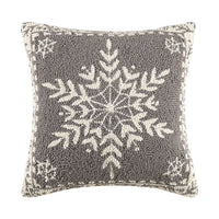 Winter Snow Hook Pillow - Square