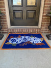 Chinoiserie Three Pumpkin Hook Rug