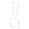 Long Baby Horsebit Necklace - Silver