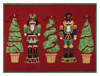 Nutcracker Topiary Hook Rug