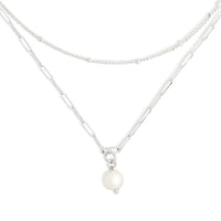 Pearls from Within Necklace - Silver