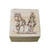 Antiqued Polo White Bone Box