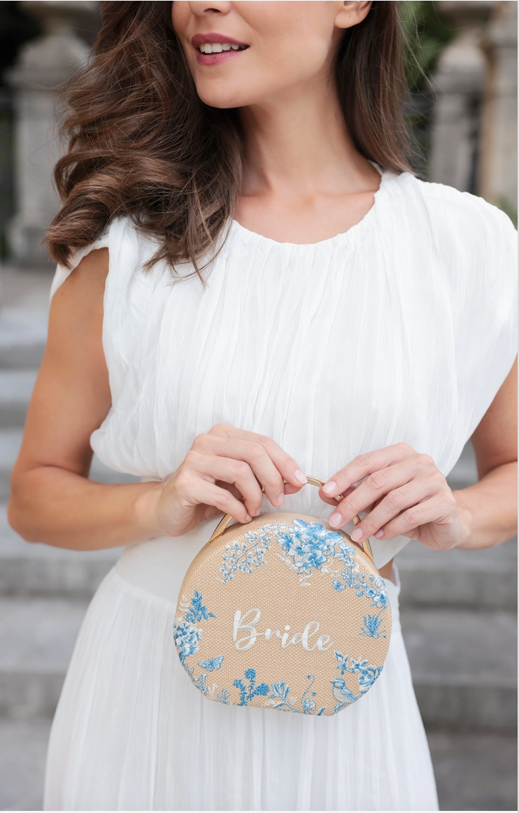 Bride Round Top Handle Purse