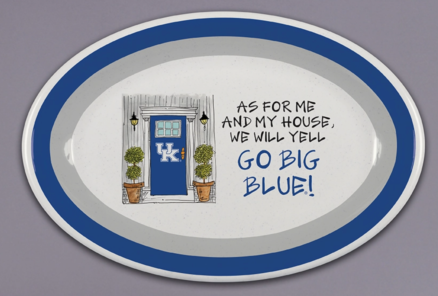 University of Kentucky "My House" Large Oval Platter