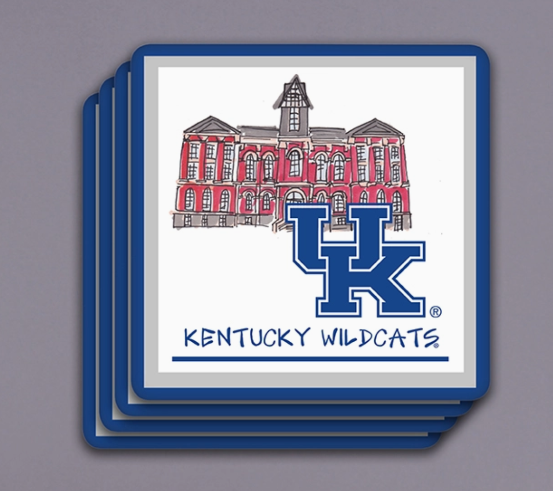 University of Kentucky Coaster Set of 4