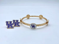 University of Kentucky Enamel Stud Earrings in Blue