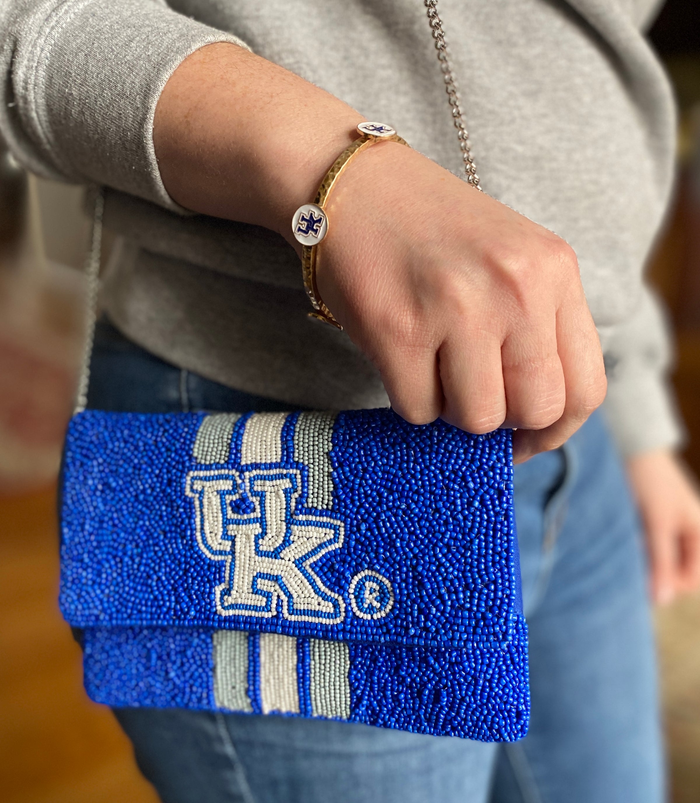 University of Kentucky Wildcats Bangle in Blue