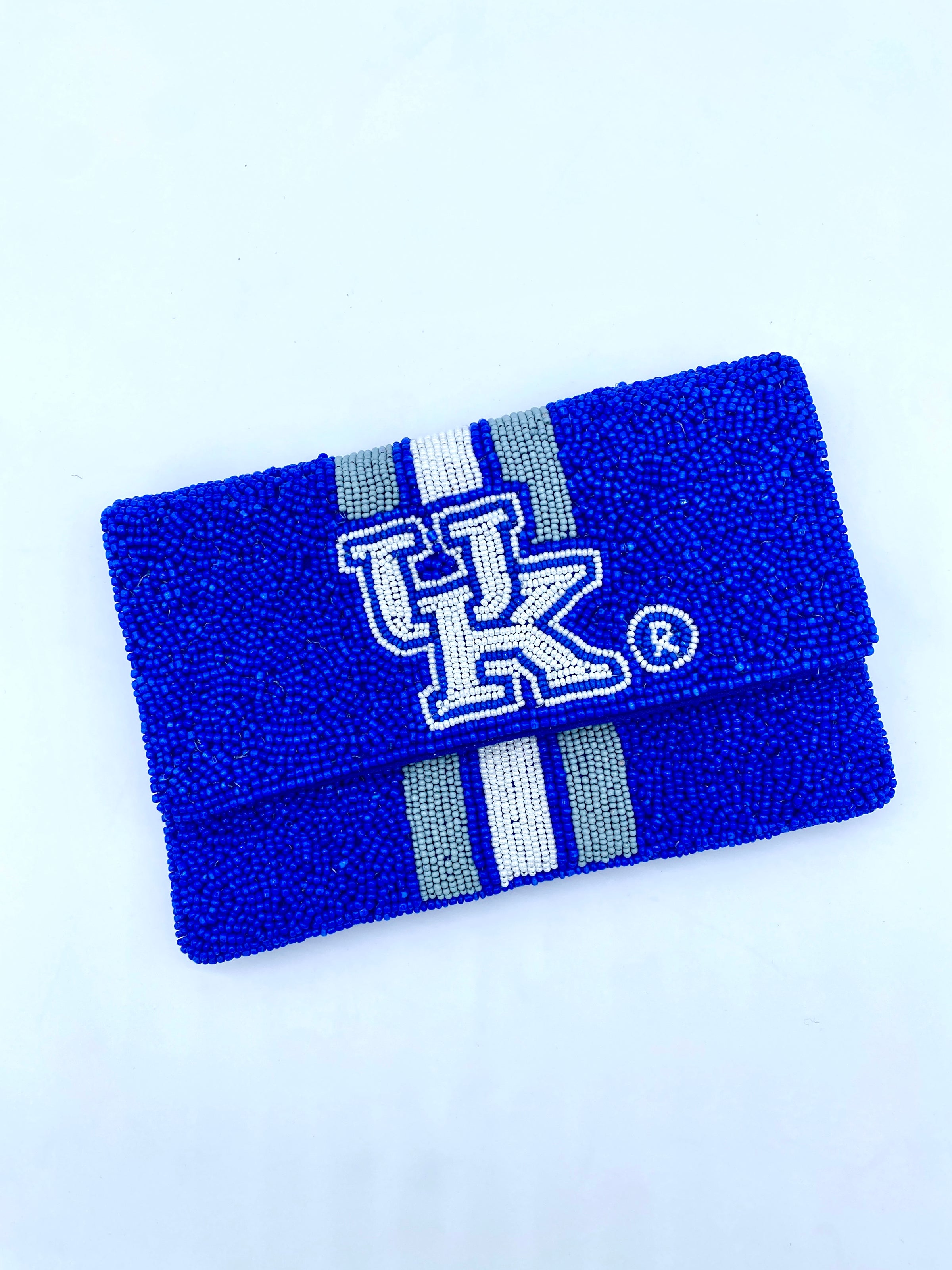 University of Kentucky Beaded Mini Crossbody Purse - Blue