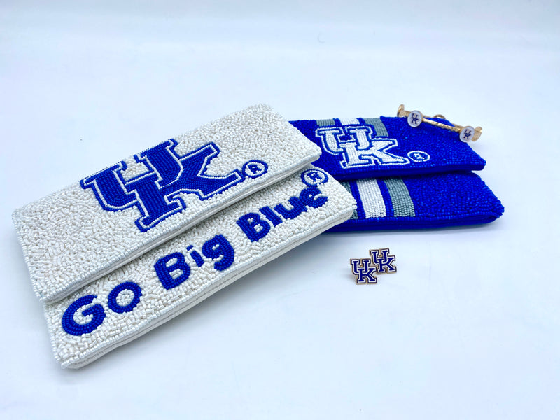 University of Kentucky Beaded Mini Crossbody Purse - Blue