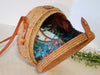 Ata Grass Woven Round Handbag