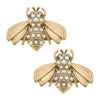 Pearl Bee Studded Earrings