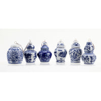 Blue & White Ginger Jar Ornament Style #8