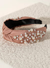 Knotted Pearl Embellished Headband