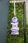 Blue & White Pagoda Ornament Style #1