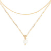 Pearls from Within Necklace - Gold