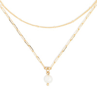 Pearls from Within Necklace - Gold