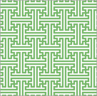 Grass Greek Key Wrapping Paper